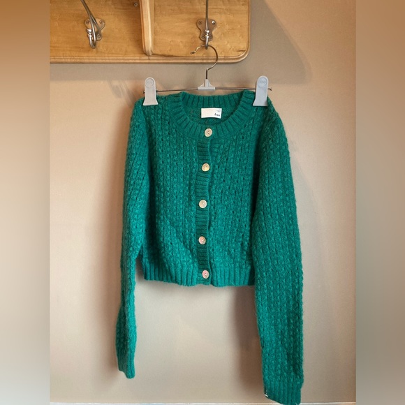 Mohair cropped cardigan (Wilfred) - Picture 3 of 7